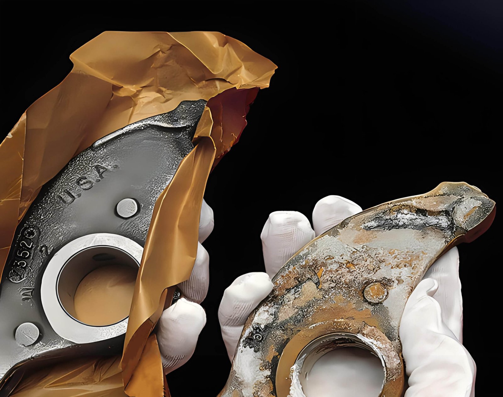 VCI anti-rust paper packaging for metal products in industrial corrosion protection